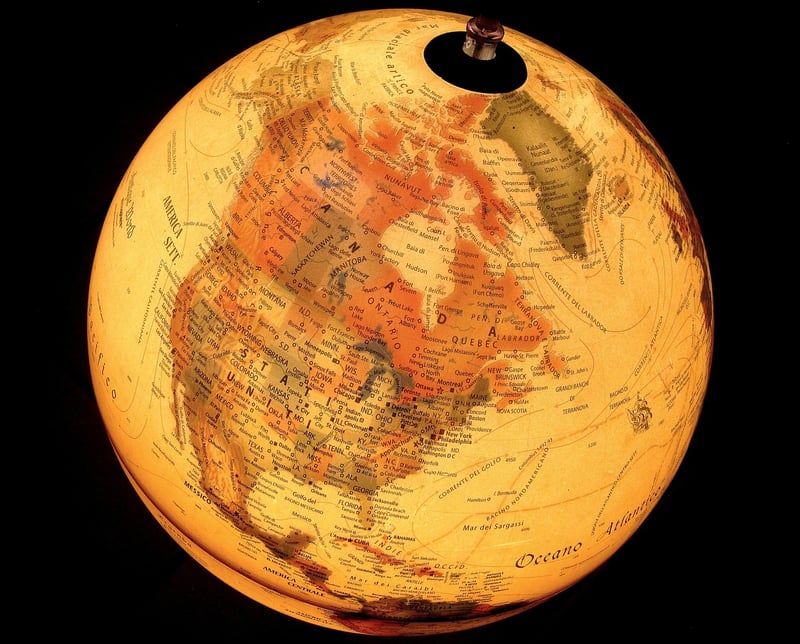 Old Globe Map